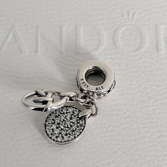 ❤️Authentic Pandora HEART DANGLE CHARM - Picture 6 of 6
